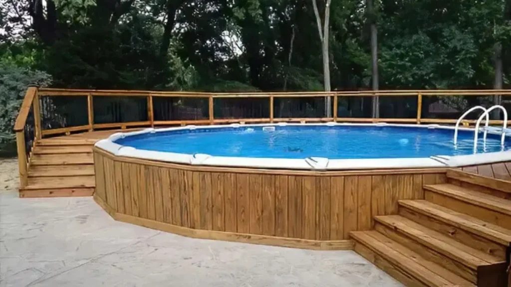 above ground pool deck ideas