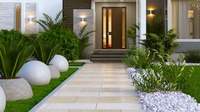 front yard landscaping ideas modern